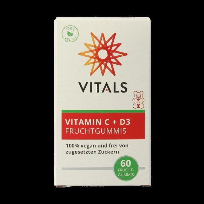 Vitamine C + D3 60 Gummies