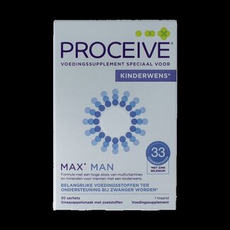 Proceive Kinderwens max man sachets 30 Stuks