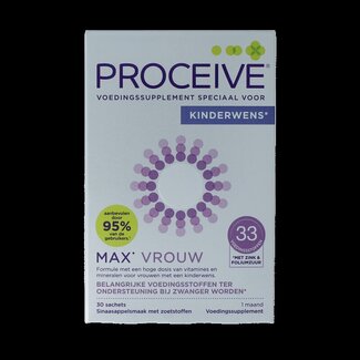 Proceive Kinderwens max vrouw sachets 30 Stuks