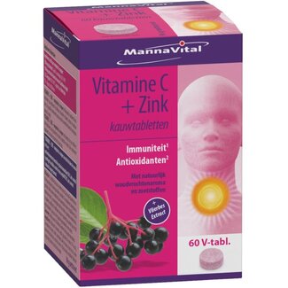 Mannavital Vitamine C plus zink 60 Tabletten