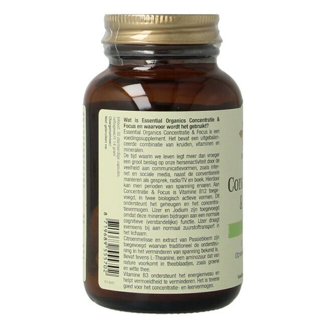 Concentratie & focus puur 30 Vegetarische capsules