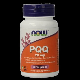 NOW PQQ Energy 20 mg 30 Vegetarische capsules