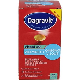 Dagravit Vitaal 50+ omega/vitamine D  90 Capsules