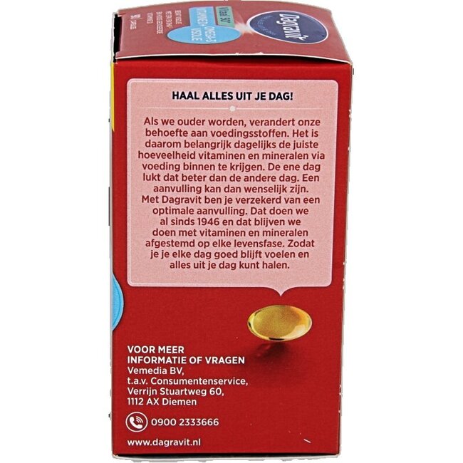 Vitaal 50+ omega/vitamine D  90 Capsules