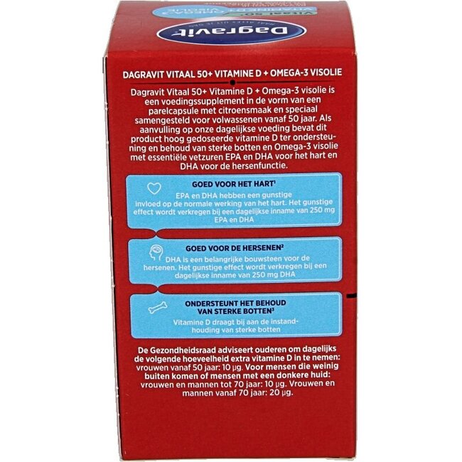 Vitaal 50+ omega/vitamine D  90 Capsules