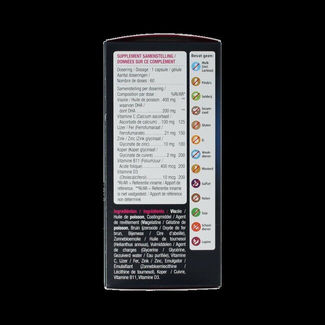 Vruchtbaarheid support vrouw 60 Capsules