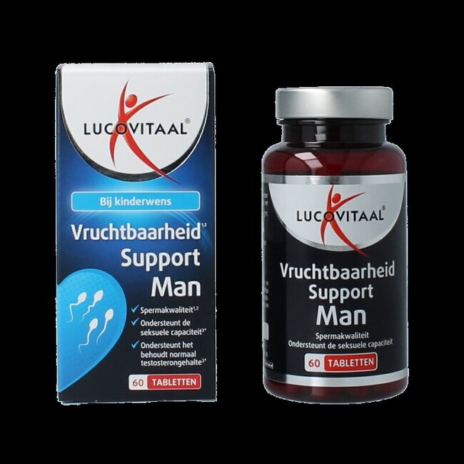 Vruchtbaarheid support man 60 Tabletten