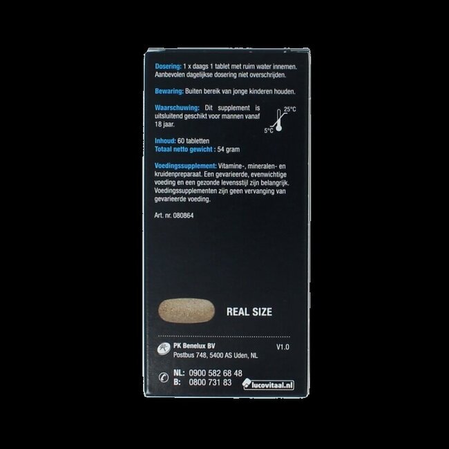 Vruchtbaarheid support man 60 Tabletten