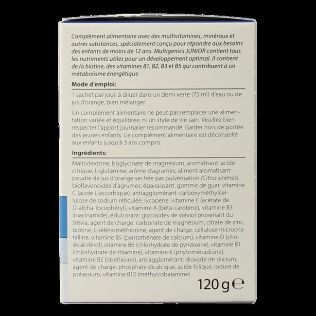 Multigenics junior 30 Sachets