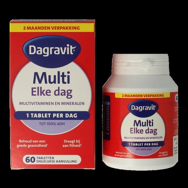 Multi elke dag 100% 60 Tabletten