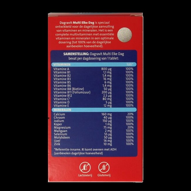 Multi elke dag 100% 60 Tabletten