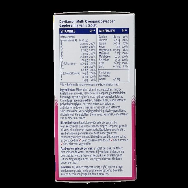 Compleet vrouw overgang 60 Tabletten