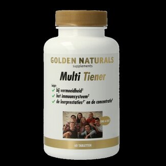 Golden Naturals Multi tiener 60 Tabletten