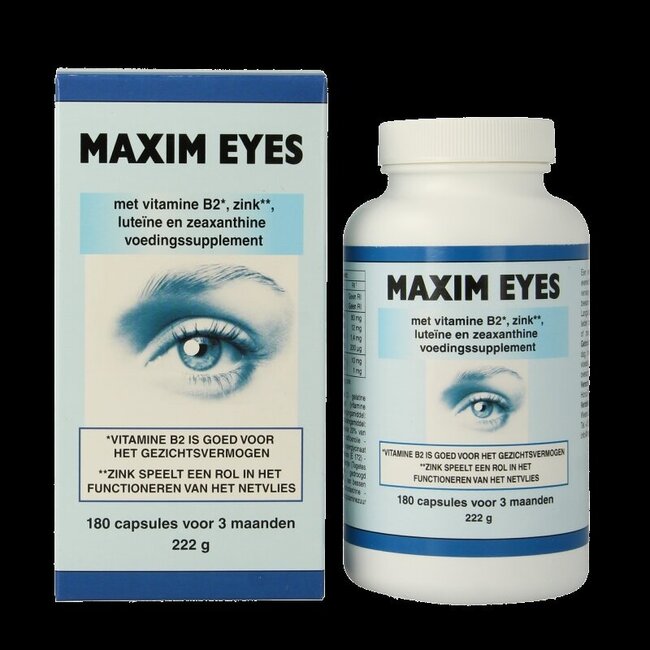 Maxim eyes 180 Vegetarische capsules