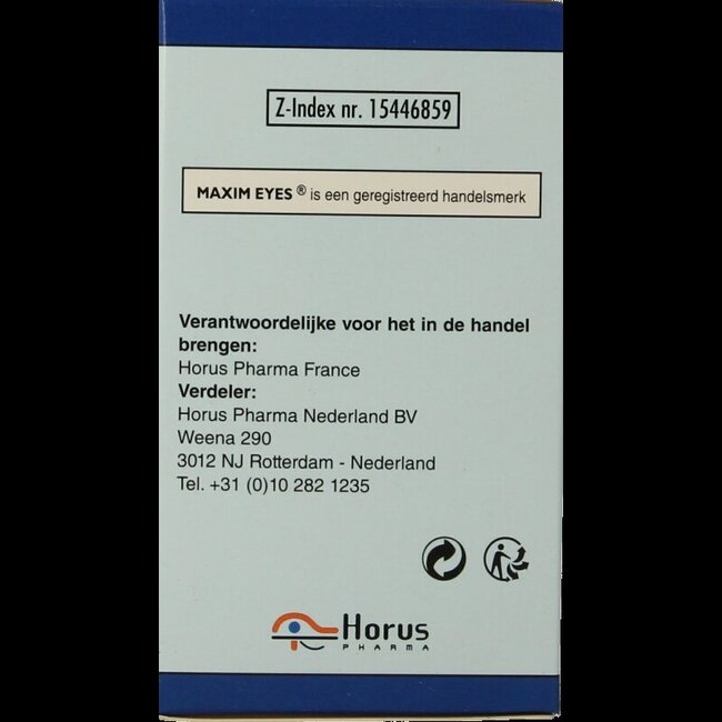 Maxim eyes 60 Vegetarische capsules
