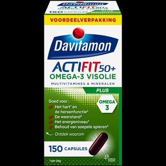 Davitamon Actifit 50+ omega 3 150 Capsules