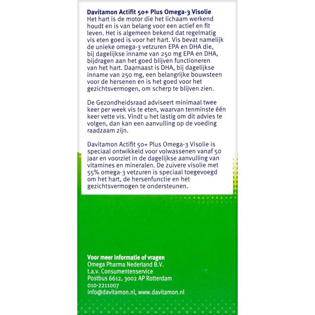 Actifit 50+ omega 3 150 Capsules