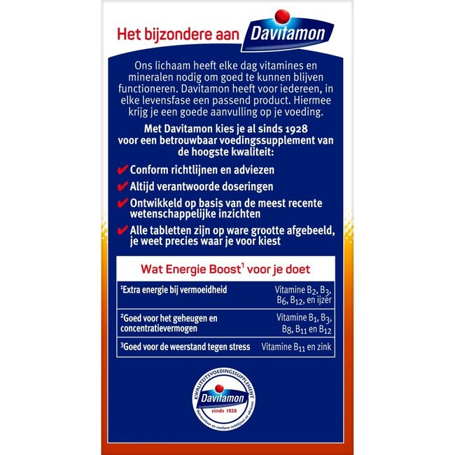 Energie boost bosvruchten 40 Kauwtabletten