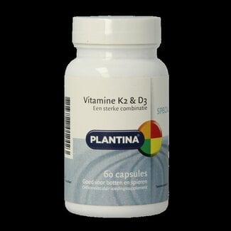 Plantina Vitamine K2 en D3 60 Capsules