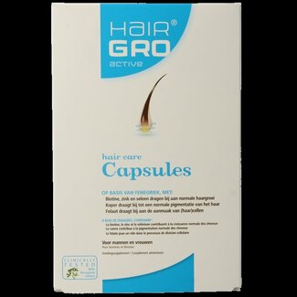 Hairgro Active haargroei bevorderend 60 Capsules
