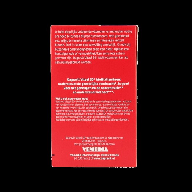 Vitaal 50+ blister 60 Tabletten