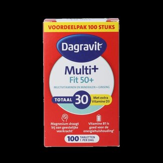 Dagravit Totaal 30 Vitaal 50+ 100 Tabletten