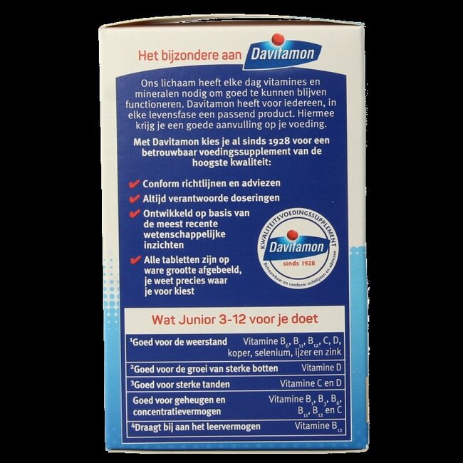 Junior 3-12 multifruit 120 Kauwtabletten