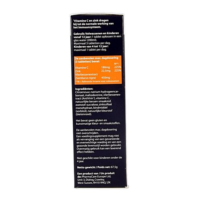 Immuno forte bruistabletten suikervrij 15 Bruistabletten