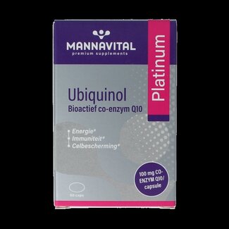 Mannavital Ubiquinol platinum 60 Capsules