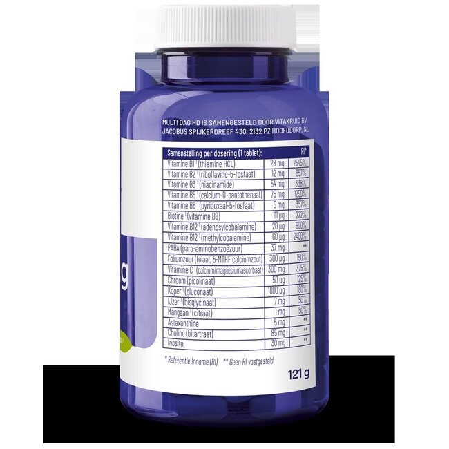 Multi Dag HD 100% Vegan 90 Tabletten