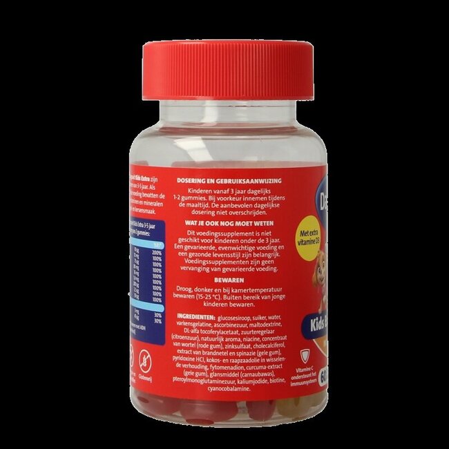 Kids extra 3-5 jaar 60 Gummies