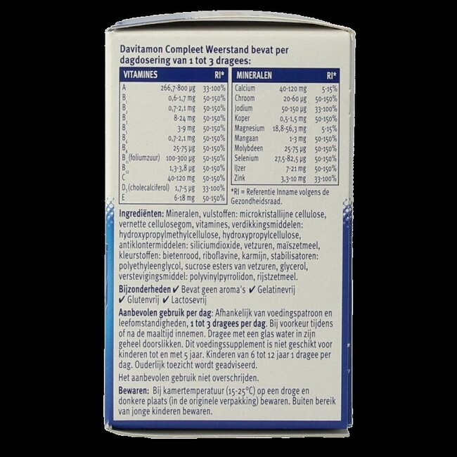 Compleet weerstand 100 Dragees