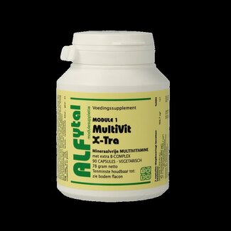 Alfytal MultiVit x-tra mineraalvrije multivitamine 90 Vegetarische capsules