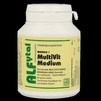 Alfytal MultiVit medium - mineraalvrij 90 Vegetarische capsules