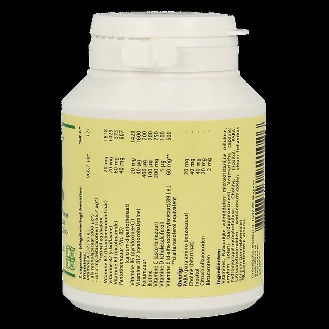 MultiVit medium - mineraalvrij 90 Vegetarische capsules