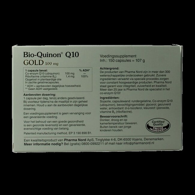 Bio quinon Q10 gold 100 mg 150 Capsules