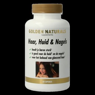 Golden Naturals Haar, huid & nagels 60 Vegetarische capsules