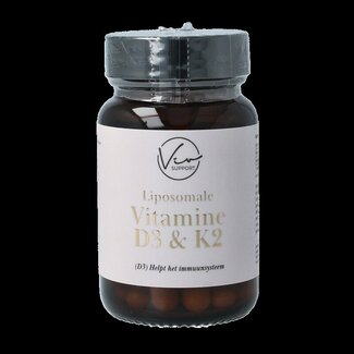 Viv Support Liposomale vitamine D3 & K2 vegan 30 Vegetarische capsules