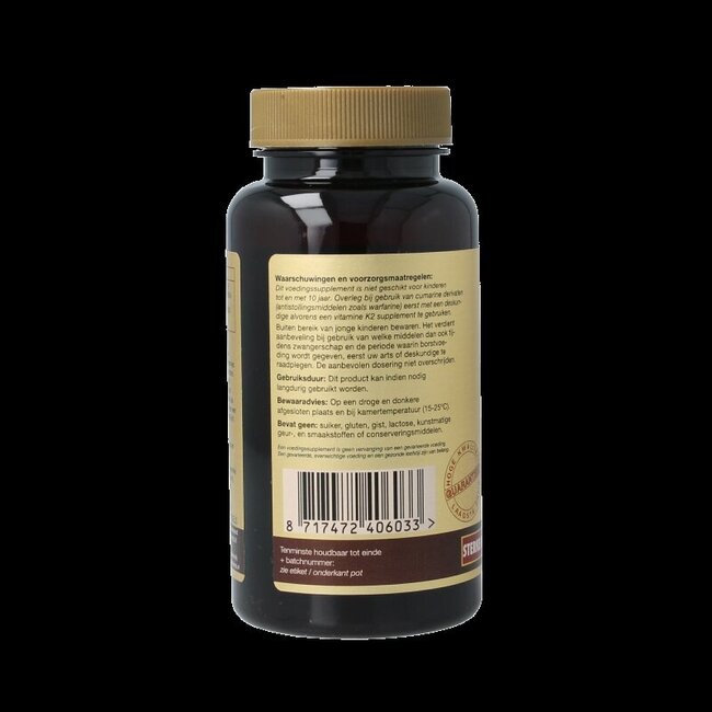 Vitamine D3 25mcg + K2 37,5 mcg MK-7 100 Softgels