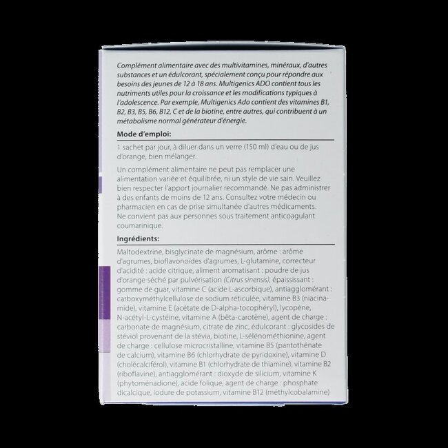 Multigenics ado 30 Sachets
