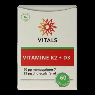 Vitals Vitamine K2 + D3 60 Softgels