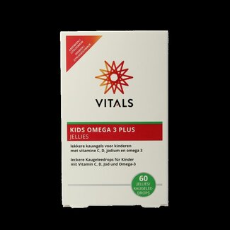 Vitals Kids omega 3 plus jellies 60 Stuks