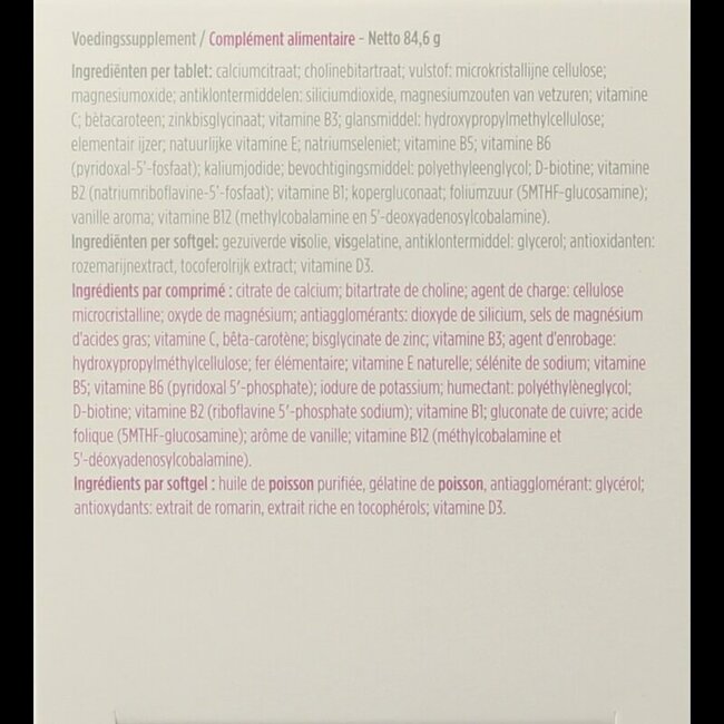 Pregnalia 30 tabletten & 30 softgels 60 Stuks