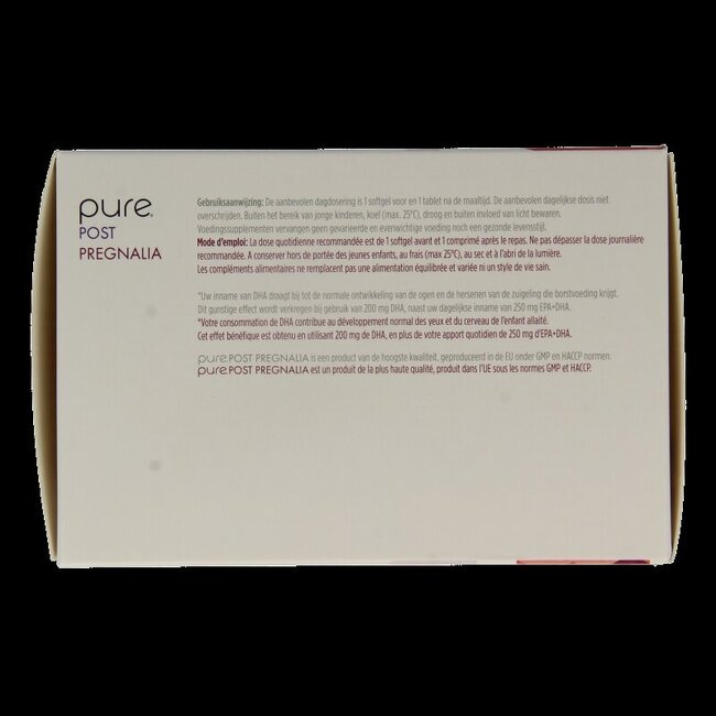 Post pregnalia 30 tabletten & 30 softgels 60 Stuks
