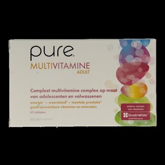Pure Multivitamine volwassenen 60 Tabletten