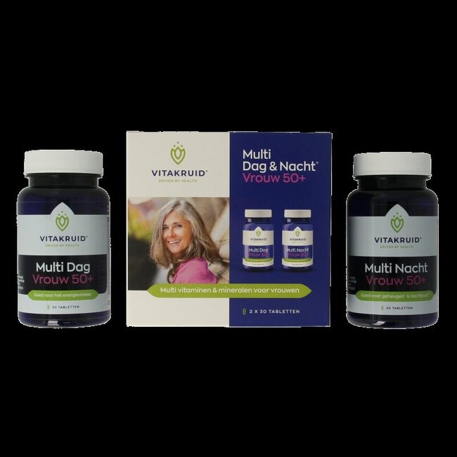 Multi dag & nacht vrouw 50+ 2 x 30 tabletten 60 Tabletten