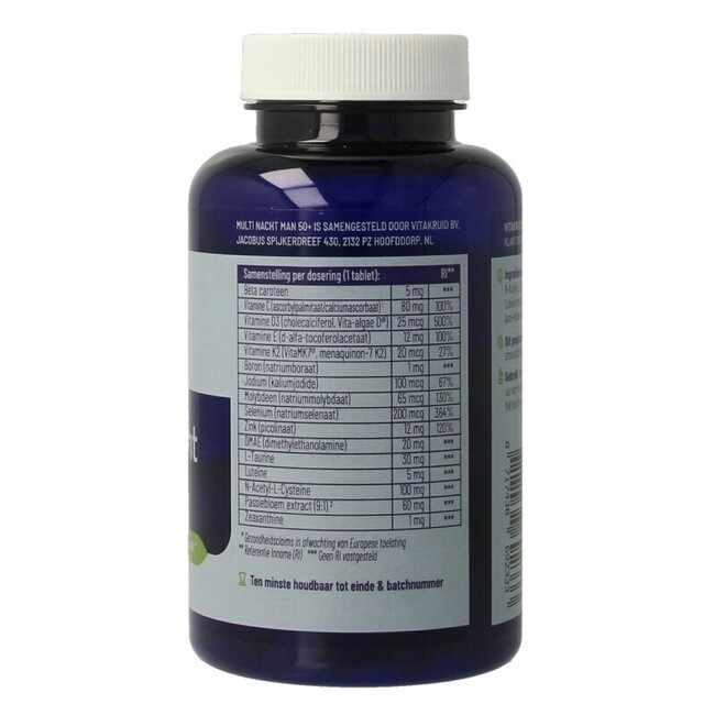 Multi Nacht Man 50+ 100% Vegan 90 Tabletten