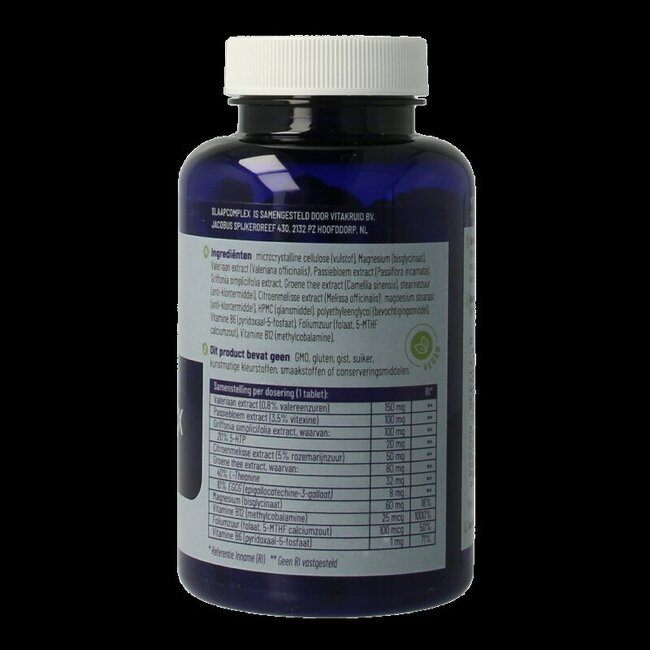 SlaapComplex oa Valeriaan Magnesium Bisglycinaat 90 Tabletten