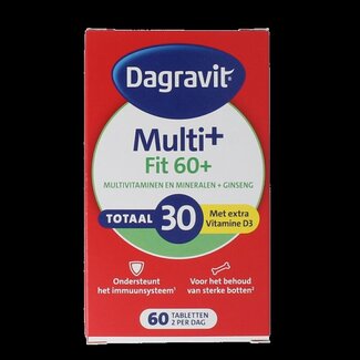 Dagravit Totaal 30 vitaal 60+ 60 Tabletten