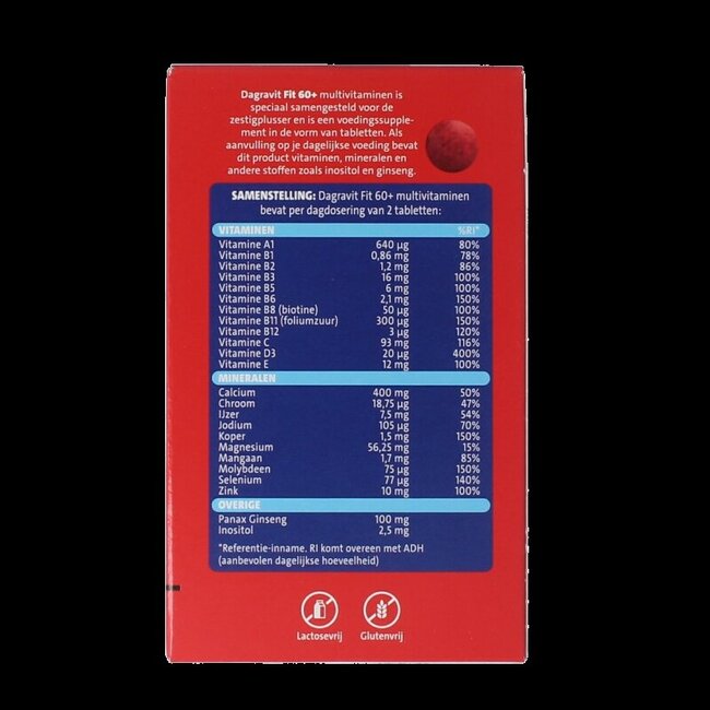Totaal 30 vitaal 60+ 60 Tabletten